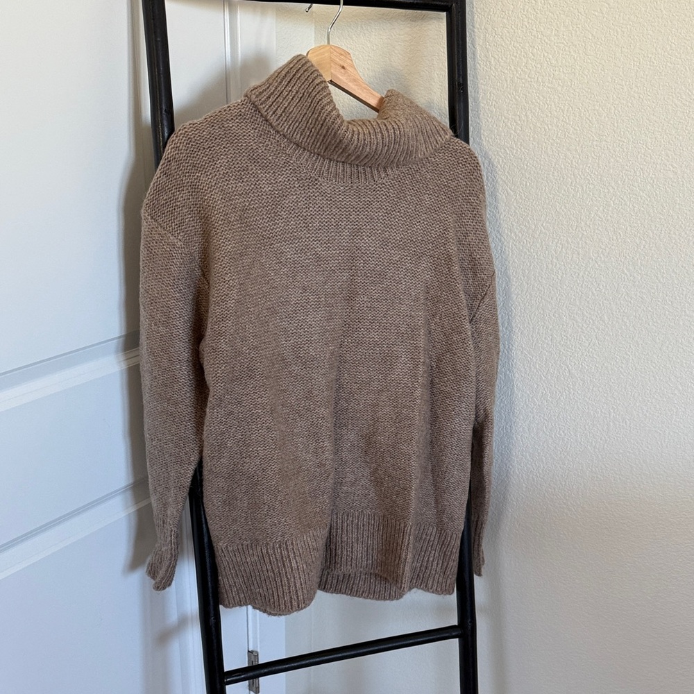 Banana Republic Taupe Turtleneck Sweater